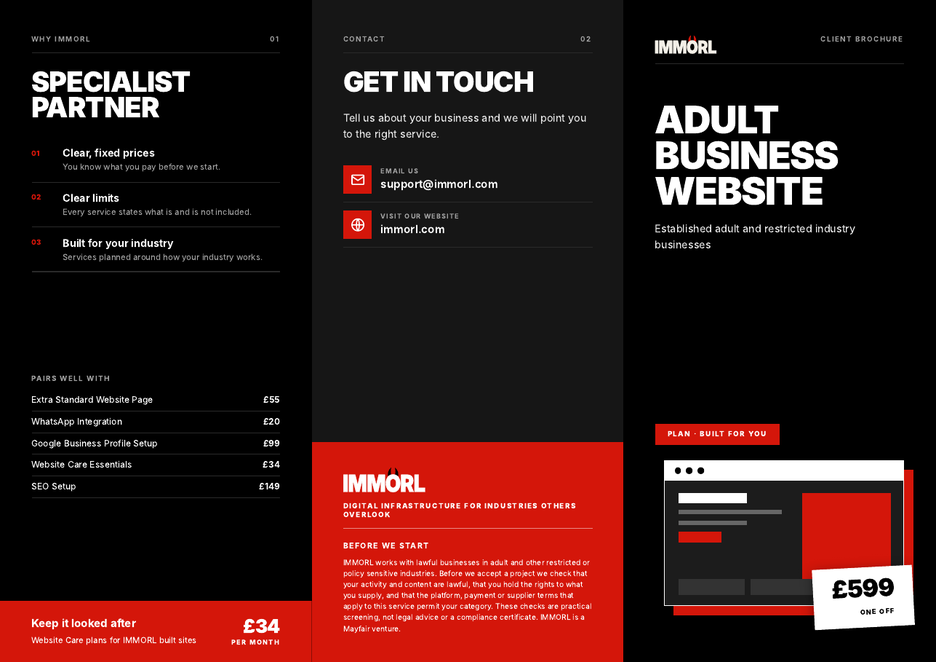 Brochure front